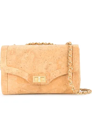 CHANEL Quilted CC double chain shoulder bag
