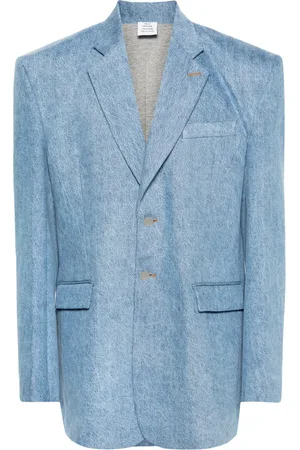Vetements Single-breasted denim blazer