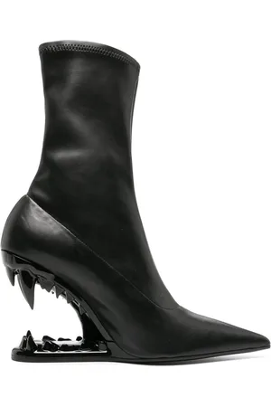 GCDS Morso 110mm leather ankle boots