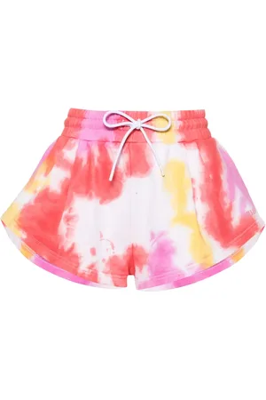 Msgm Embroidered-logo shorts