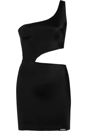 Vetements One-shoulder jersey minidress