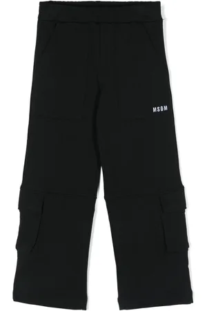 Msgm Straight-leg cotton track pants