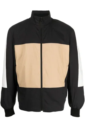 CROQUIS X Neil Barrett contrast-panel zip-up jacket