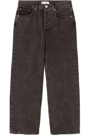 RE/DONE Mid-rise wide-leg jeans