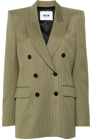 Msgm Double-breasted pinstripe blazer