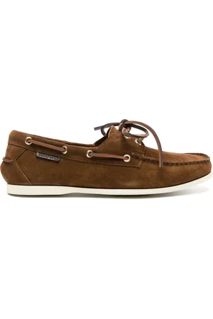 Tom Ford Lace-up suede boat shoes