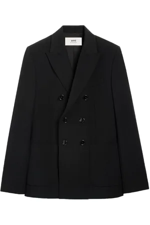 Ami Peak-lapels double-breasted blazer