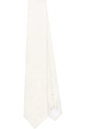 Emporio Armani Embroidered satin tie