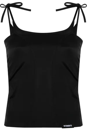 Vetements Cut-out panelled tank top