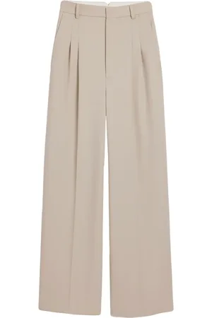 Ami Wide-leg tailored wool trousers