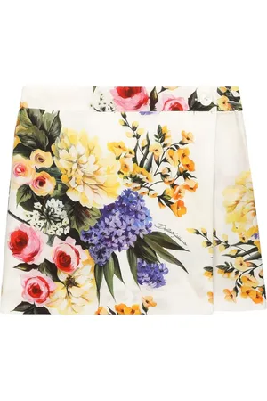Dolce & Gabbana Floral-print poplin shorts