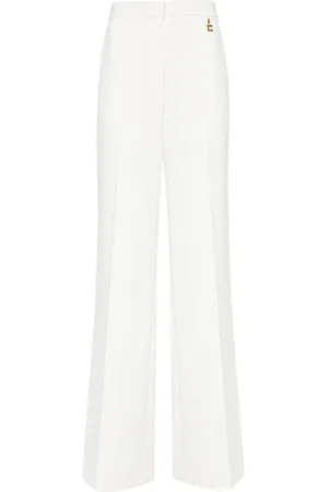 Elisabetta Franchi Crepe straight-leg trousers