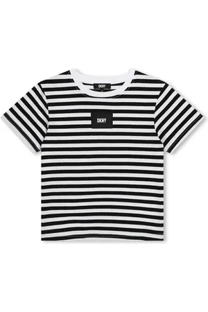 DKNY Stripe-print cotton T-shirt