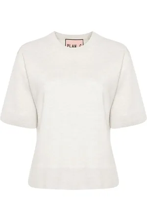 Plan C M??lange knitted T-shirt