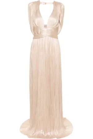 MARIA LUCIA HOHAN Laurel plissé silk gown