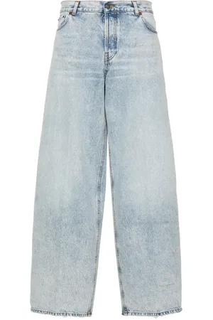 haikure Distressed wide-leg jeans