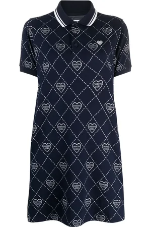 Chocoolate Logo-print cotton-blend dress