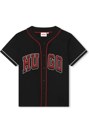 HUGO BOSS Logo-print cotton shirt