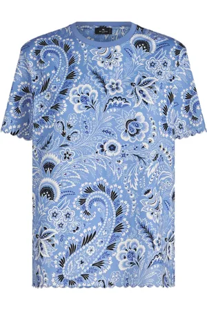 Etro Bandana-print cotton T-shirt
