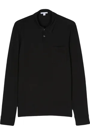 James Perse Jersey longsleeved polo shirt