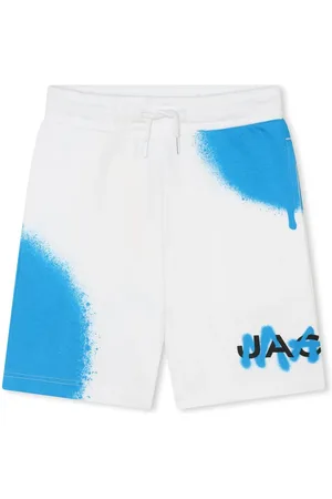 Marc Jacobs Spray paint-print track shorts