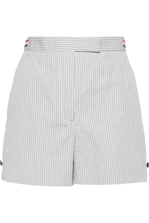 Thom Browne Striped seersucker shorts