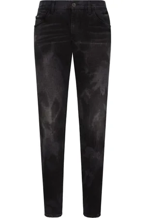 Dolce & Gabbana Straight-leg cotton jeans