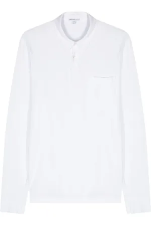 James Perse Jersey longsleeved polo shirt