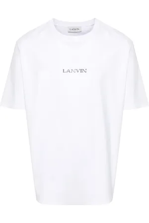 Lanvin Logo-embroidered cotton T-shirt