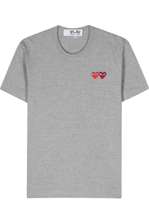 Comme des Garçons Heart-patch cotton T-shirt