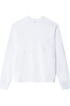 Plain white deals long sleeve shirt