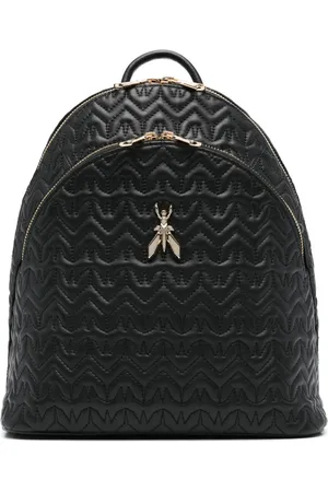Patrizia Pepe Quilted leather backpack