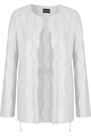 Giorgio Armani Round-neck open-front jacket