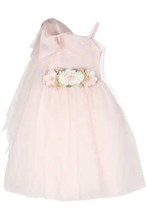 COLORICHIARI Floral-appliqué dress