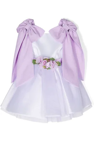 COLORICHIARI Floral-appliqué dress