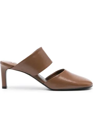 Jil Sander 65mm square-toe mules