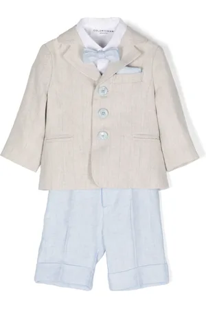 COLORICHIARI Pinstriped shorts sets