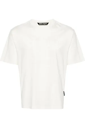 Palm Angels Monogram-embroidered cotton T-shirt