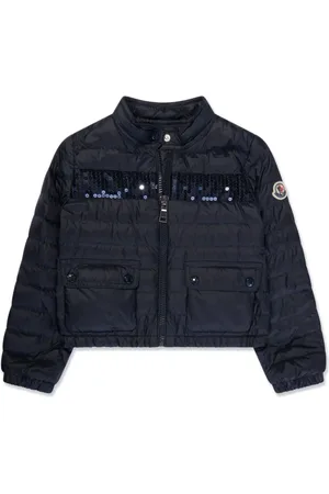 Moncler Logo-appliqu?? sequin padded jacket
