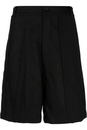 Feng Chen Wang High-waisted wool shorts