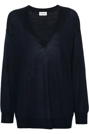 P.A.R.O.S.H. V-neck wool-silk jumper