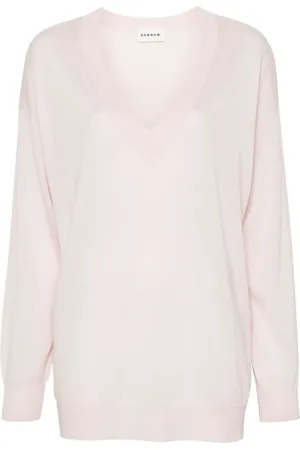 P.A.R.O.S.H. V-neck wool-silk jumper