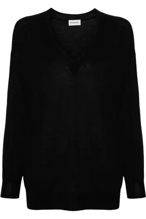 P.A.R.O.S.H. V-neck wool-silk jumper