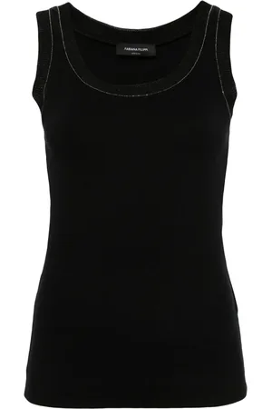 Fabiana Filippi Studed scoop-neck tank top
