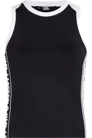 Karl Lagerfeld Logo-tape tank top