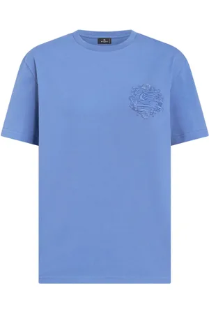 Etro Pegaso-embroidered cotton T-shirt