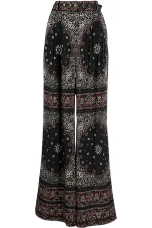 ZIMMERMANN Bandana-print wide-leg trousers