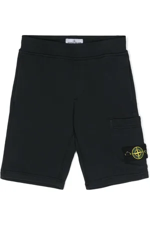 Stone Island Compass cotton cargo shorts