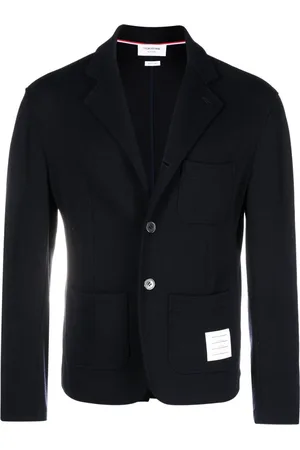 Thom Browne Grosgrain-loop button-fastening cardigan