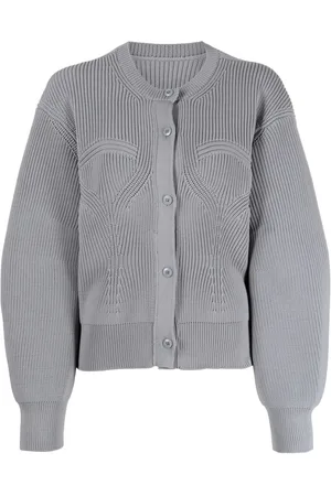 JNBY Ribbed crew neck cardigan